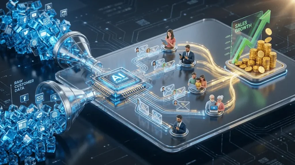 소상공인 AI 자동화 정부지원금으로 구축한 데이터 기반 마케팅 자동화 프로세스 구조도