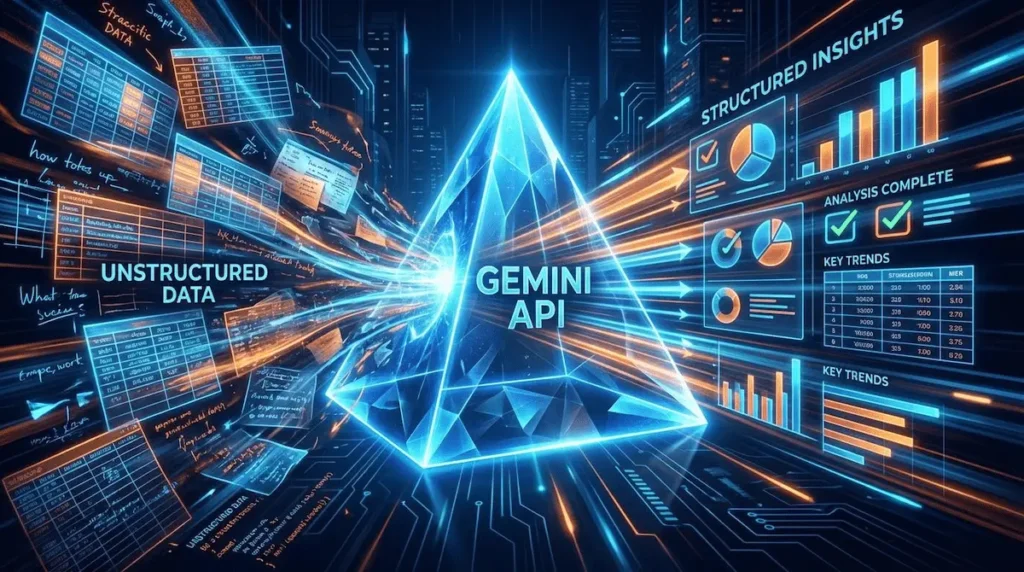 Gemini API 엑셀 자동화 솔루션이 수만 줄의 복잡한 데이터를 실시간으로 정제하고 분석하는 과정