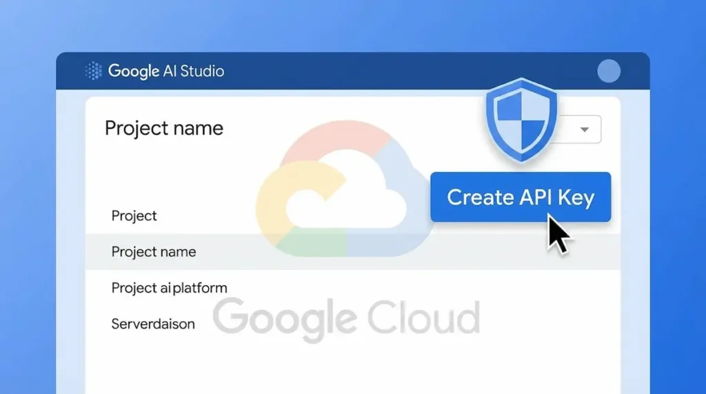 구글 AI 스튜디오에서 보안 설정을 포함하여 API 키를 발급받는 과정