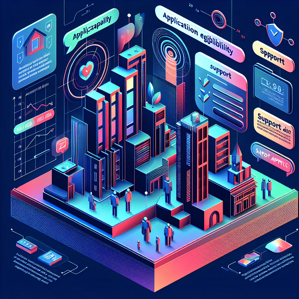 2026년 청년월세지원 개념을 설명하는 모던한 인포그래픽 이미지로, 신청 자격과 지원 금액 등의 핵심 요소가 강조되어 있습니다.